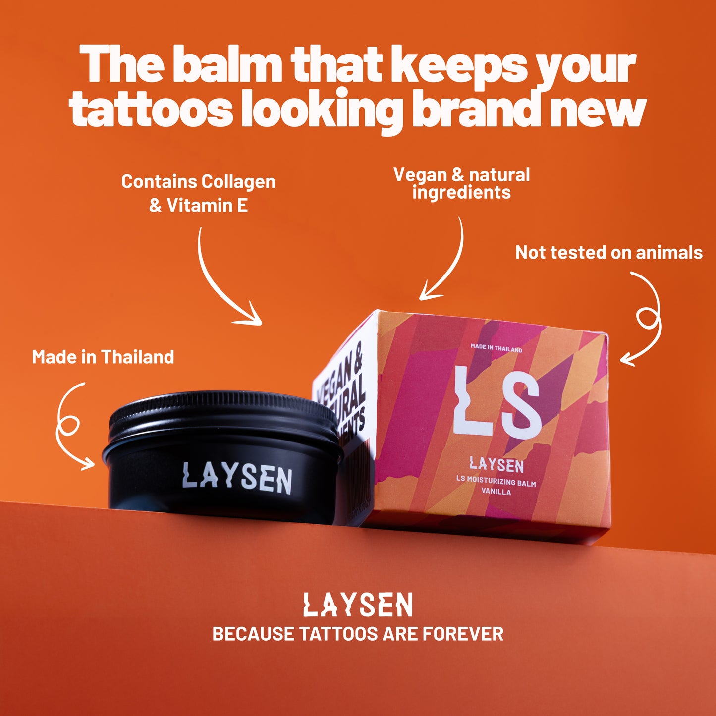 Laysen Tattoo Balm - Vegan & Natural